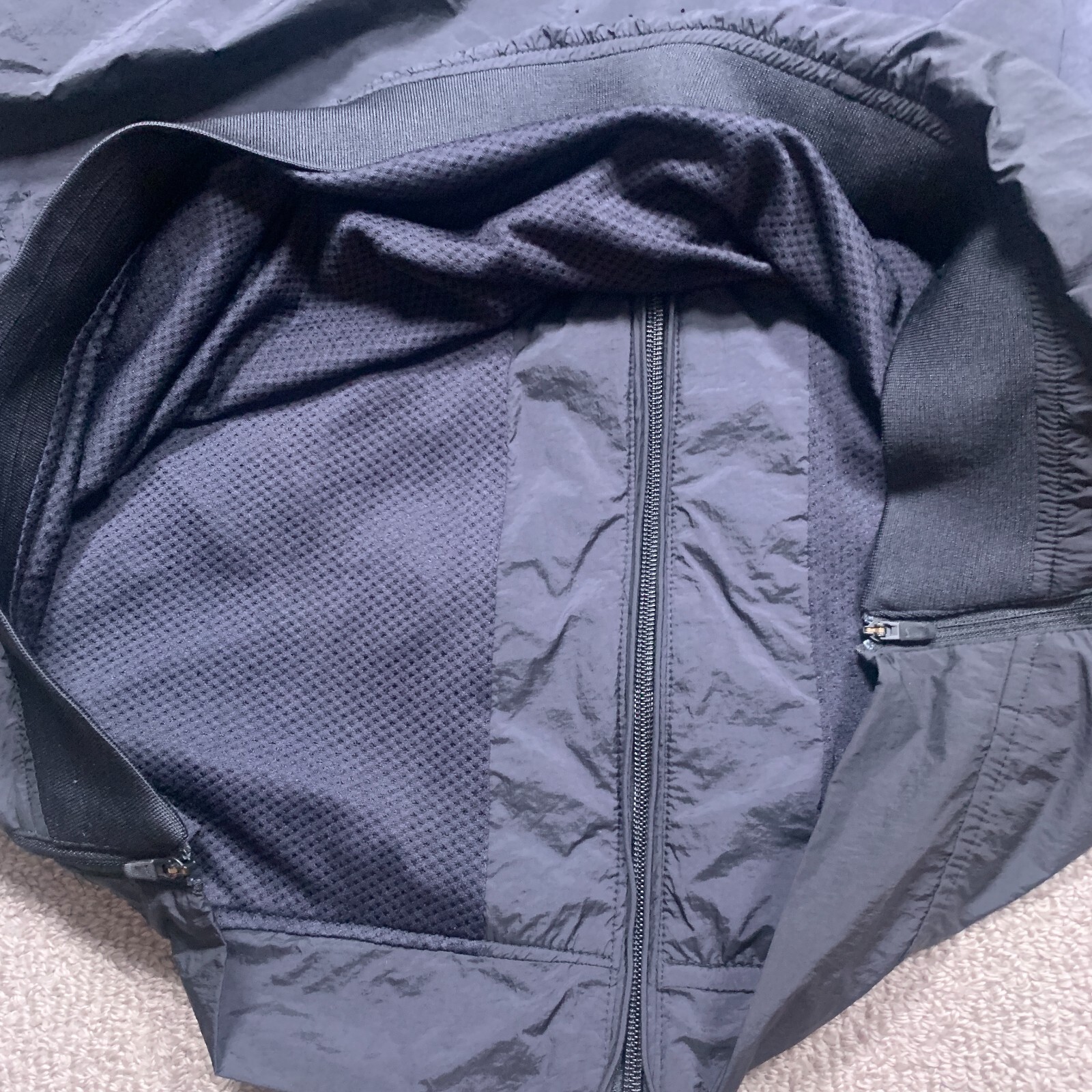 Nike Jacket Men Extra Large Black Tech Hypermesh … - image 13