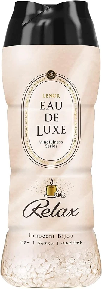 Lenor Eau de Luxe 芳香珠宝珠 无辜 Bijo 香味 520 毫升 x 4 全新 日本 F/S — 第 2/3 张图片