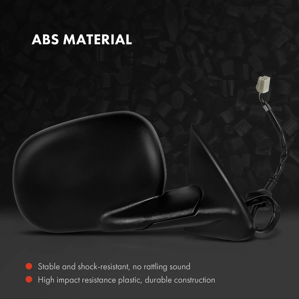 Espelho aquecido Passenger preto liso para Dodge Durango 1998 1999 2000 - Imagem 3 de 4