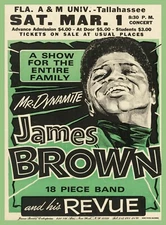 11332.Decor Poster.Room interior.Vintage wall art.James Brown concert ad