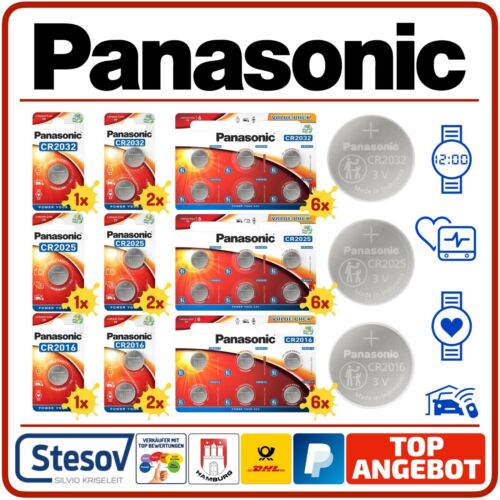 Panasonic Batteries CR2016 L CR2025 CR2032 Lithium Selection Blister Pack - Picture 1 of 10