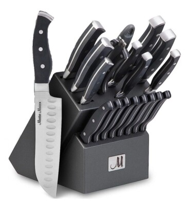 Master Maison 19-Piece Kitchen Knife Set With Wooden Block - Supreme Series