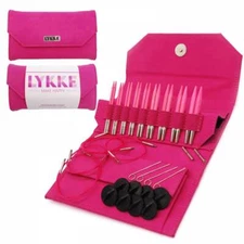 Lykke Blush Needle Sets: Interchangeable and Double Point