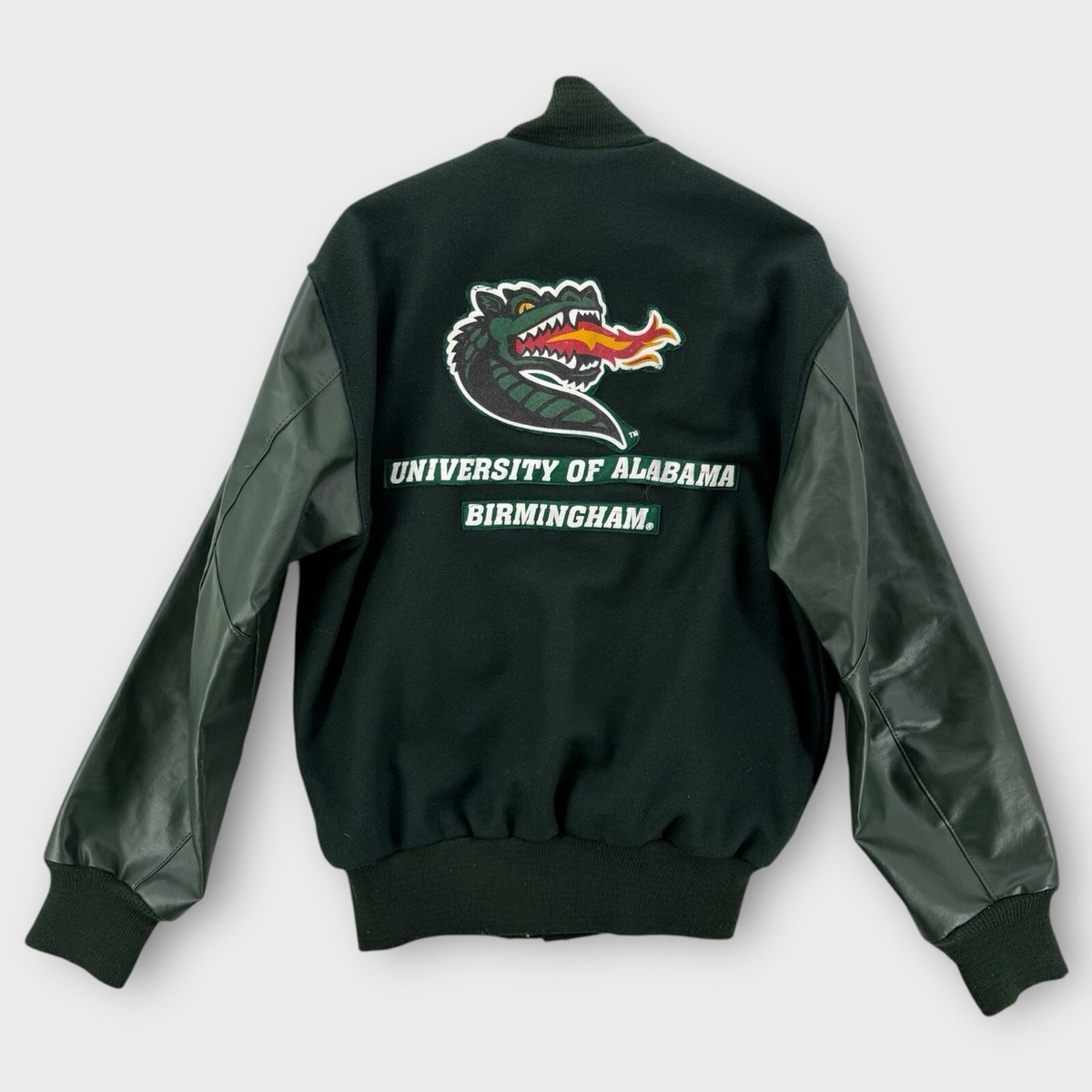 Vintage 90s Delong Varsity Jacket Medium University Of