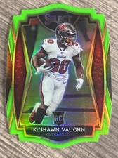 Keshawn Vaughn, 2020 Select, Fluorescent Green Die-cut, RC, #173, Buccaneers