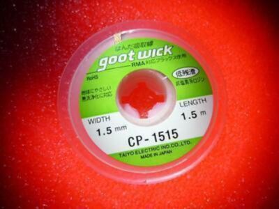 2x Goot Desoldering Wick 1.5mm BGA reballing PCB rework #W6