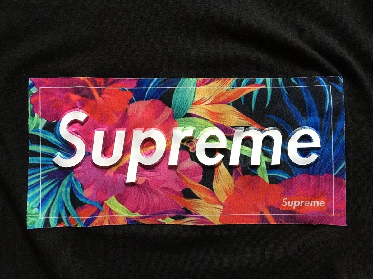 Supreme floral 2025 box logo