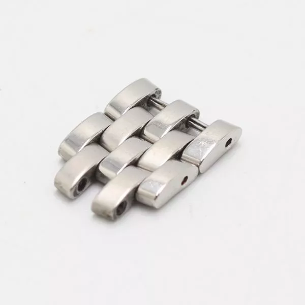 Bracelet ceinture montre femme GUCCI authentique 2 maillons 5500L pièces argent 14 mm