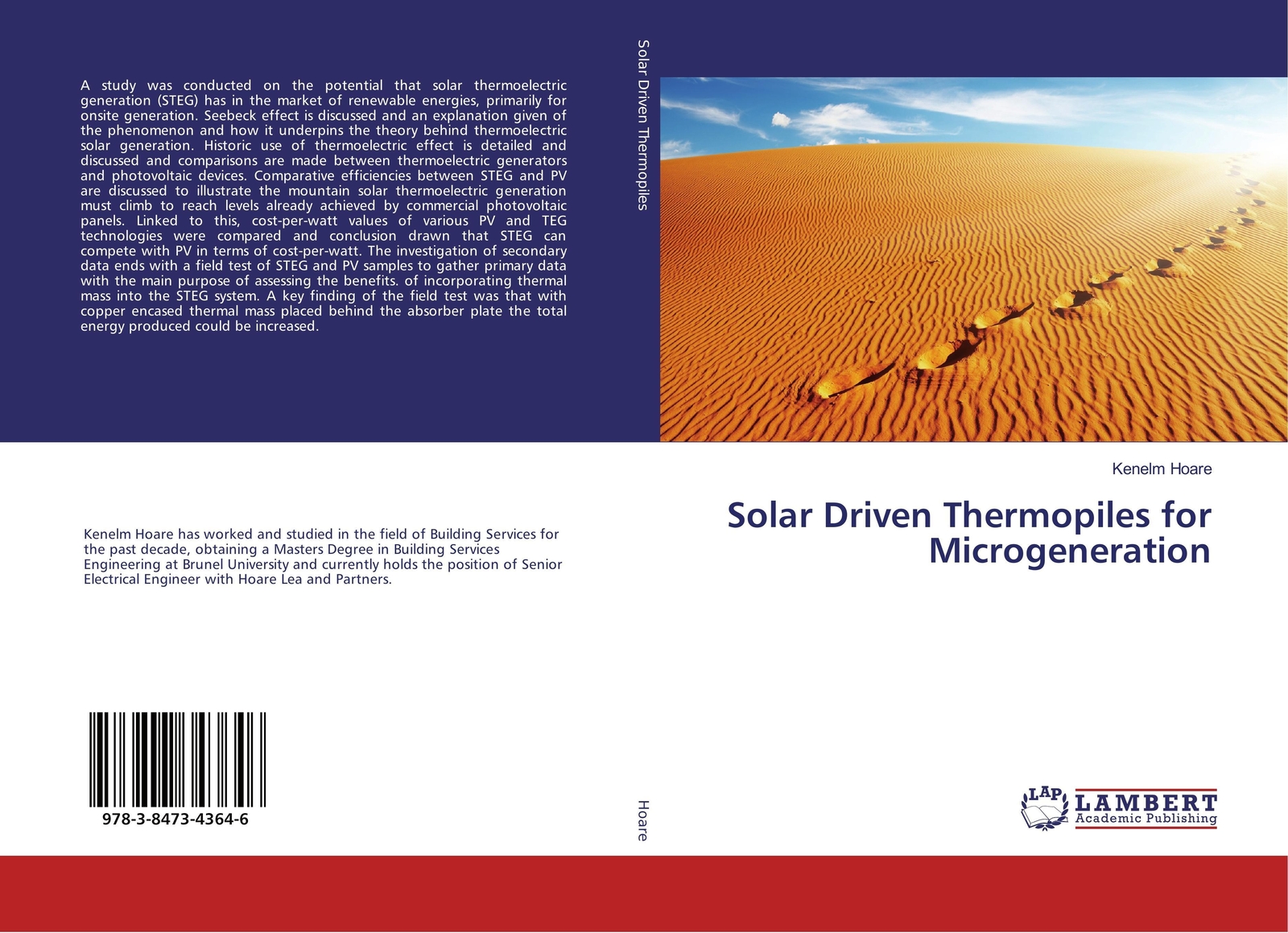 Thumbnail - Kenelm Hoare | Solar Driven Thermopiles For Microgeneration |
