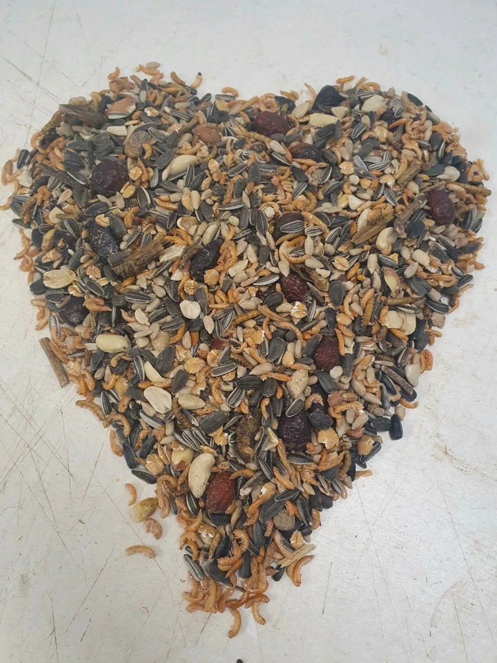 SAHAWA Ganzjahres Wildvogelfutter mit Insekten Deluxe 2,3 Kg im 5 L Eimer Vogelfutter