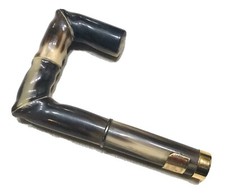 Vintage 1950 Unused Italy Horn Parasol Umrella Walking Stick Cane Handle Mint