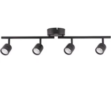 CLOUDY BAY 30W 4-Head LED Dimmable Track Light,ETL Listed,Ceiling Lighting,Narro