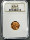 1942 P LINCOLN Wheat Cent Penny NGC MS67 Red RD Deep Strike Plus Worthy Coin