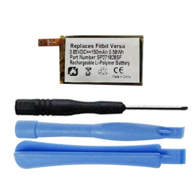 CW BATTERY 150mAh SP271828SF Battery Replacement for Fitbit Versa Smartwatch FB504 FB505