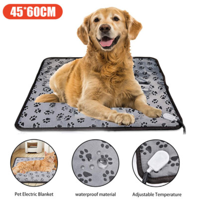 Waterproof Pet Electric Heating Pad For Dog Cat Pet Bed Warmer Mat Cushion Bed