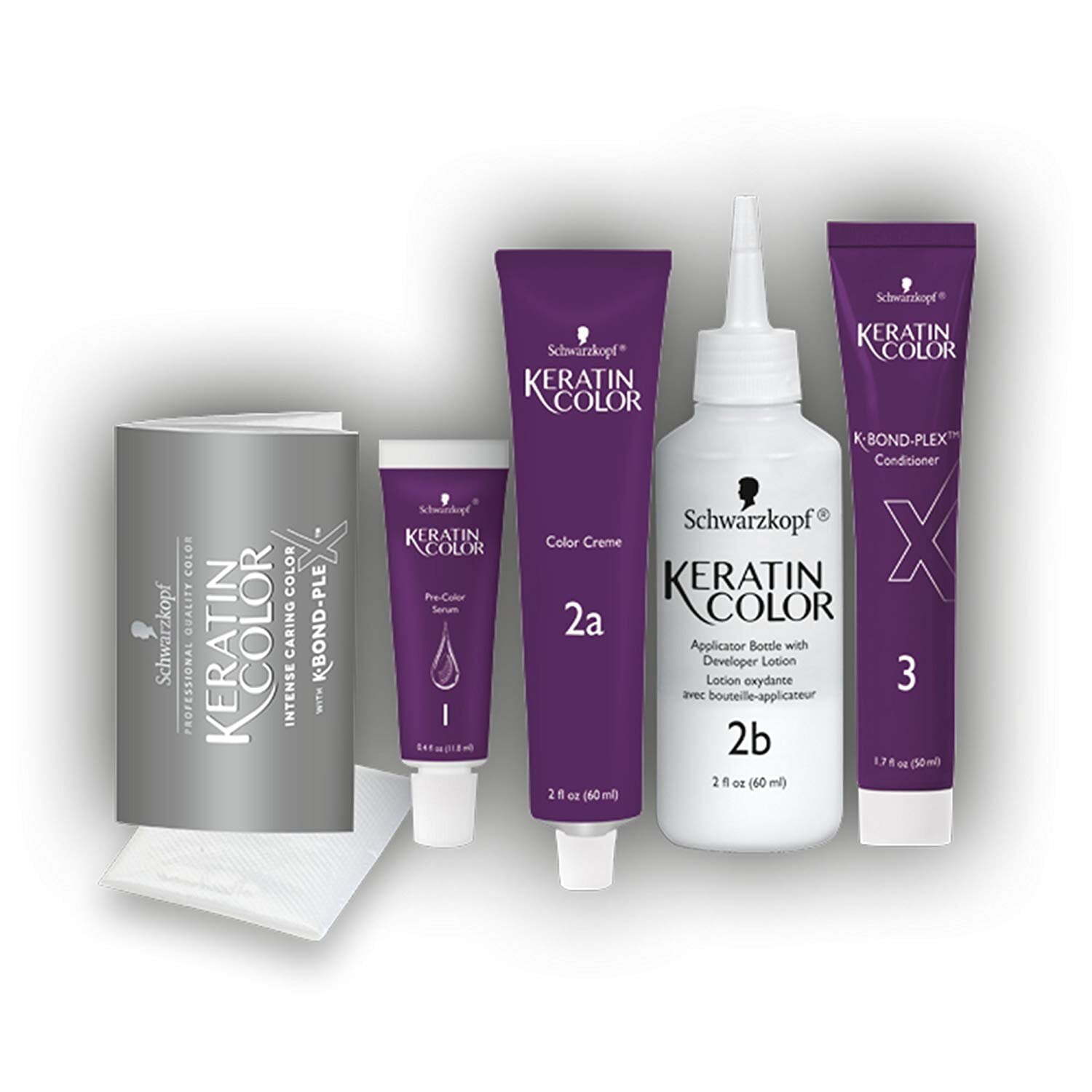 Schwarzkopf Keratin Color Permanent Hair Color, 4.0 Cappuccino, 1 Application