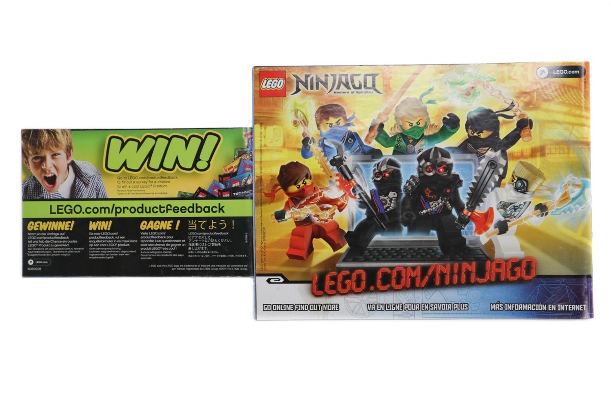 LEGO NINJAGO 70725: Nindroid MechDragon Manuals 1 and 2 ONLY | eBay