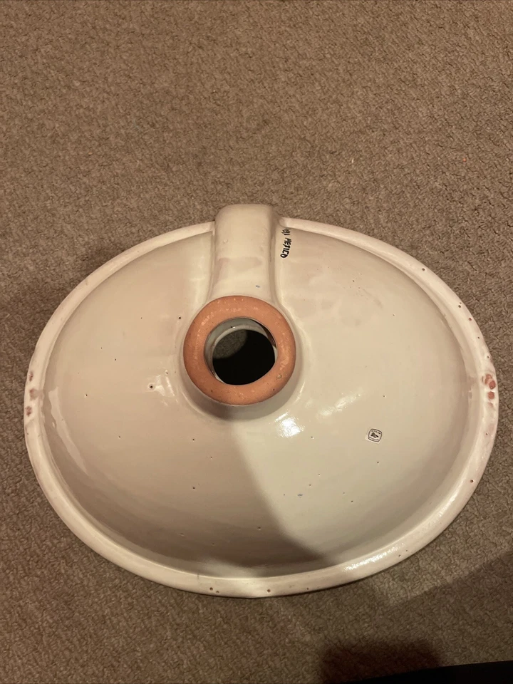 FREGADERO TALAVERA 17.5X 14" Drop in o Undermount baño mexicano hecho a mano cerámica Foto 4 de 4