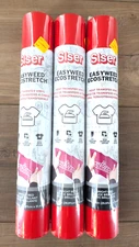 Siser lot of 3 Bright Red Easyweed Ecostretch HTV heat transfer vinyl rolls NEW