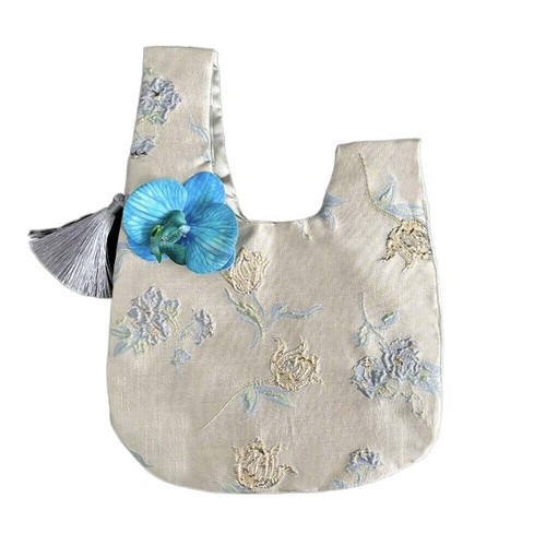 Exquisite Tassel Knot Wrist Bag Cheongsam Accessories Handbag New Gift Bag - Picture 13 of 13
