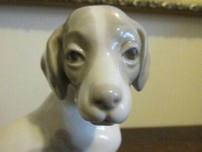 NAO By Lladro Spain 0057 Sitting Dog Porcelain Figurine | eBay