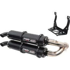 TRINITY RACING 1831-1017 TR-4160S-C2 Stage 5 Dual Slip-On Muffler Stage 5