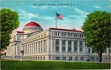 WASHINGTON DC New National Museum c1947 DC Postcard