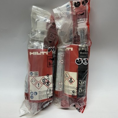 (2) Hilti HIT-RE 500 V3 Epoxy Anchor 11.1oz (16.4oz #2123401) EXPIRED 08/31/2022