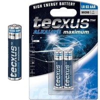 Batterie Aaa Tecxus 1,5V Micro LR03 2 StüCk Alkali-Mangan Alltagsbedarf Alkaline