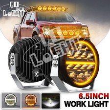 Auxbeam 3 5 7 9 Led Side Shooter Work Lights Fog Lamp Driving Pods Drl Amber