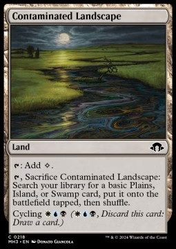 Magic/MTG Contaminated Landscape MH3-218 Common Englisch Neu