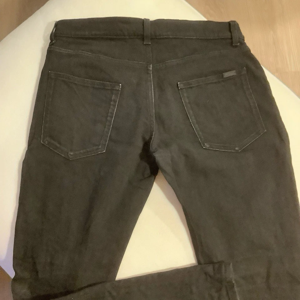 Saint Laurent Paris D02 M/SK-LW Jeans Size 33 Black Slim Fit 5 Pocket Luxury - Image 3 of 4