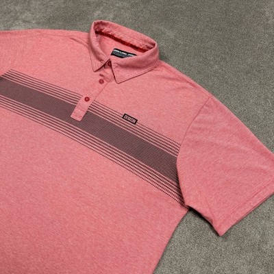 Dixxon Flannel Co Polo Shirt Mens 2XL Athletic Premium Red D Sport Golf Stretch