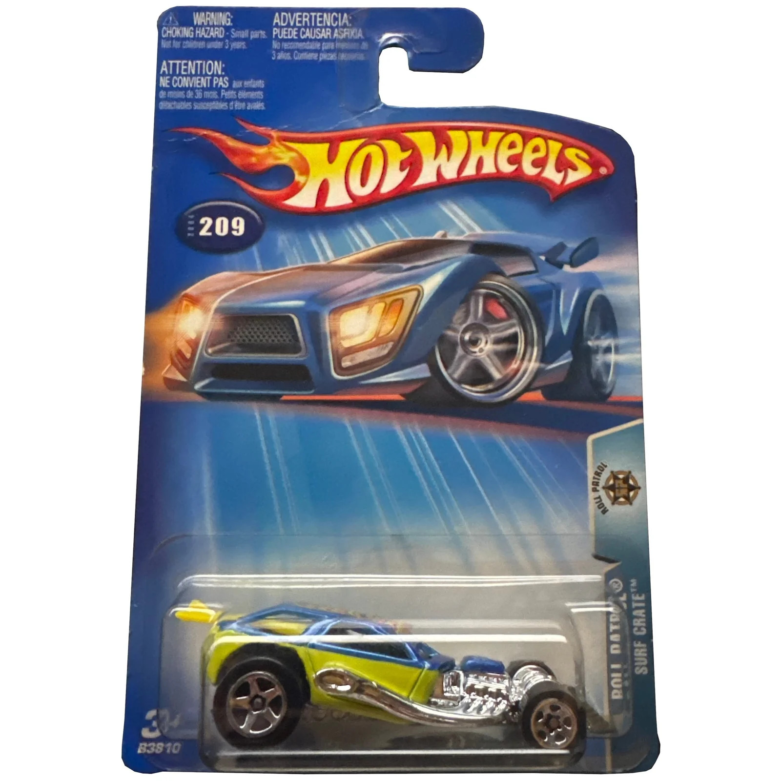 Hot Wheels 2004 Roll Patrol Surf Crate Toy # B3810