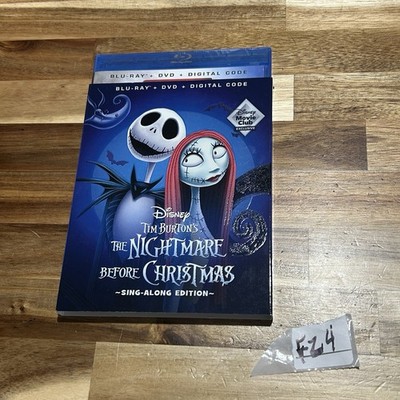 The Nightmare Before Christmas Sing-Along Edition Blu-Ray/DVD/Digital - New!