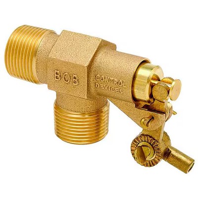 Bob R400-3/4-Lf Float Valve, 3/4In., Lf Brass, Pipe Mount