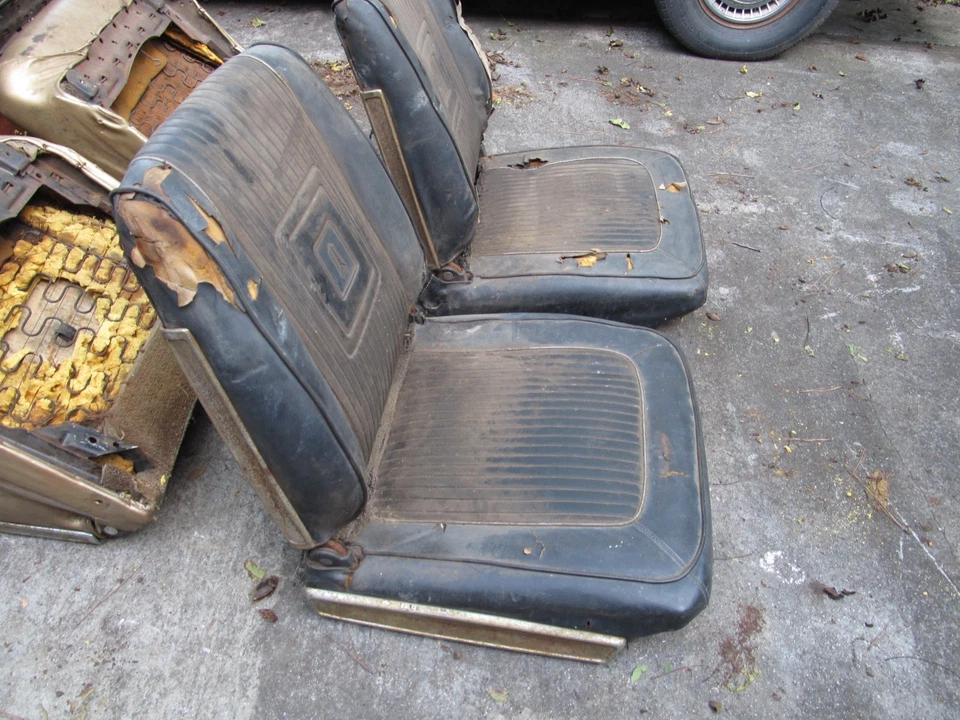 1964 1965 DODGE PLYMOUTH FURY POLARA CORONET BUCKET SEAT PAIR CORES #3 - Image 3 of 4
