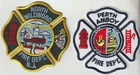 Perth Amboy & North Wildwood NJ Fire Department patch pr shipped from Australia