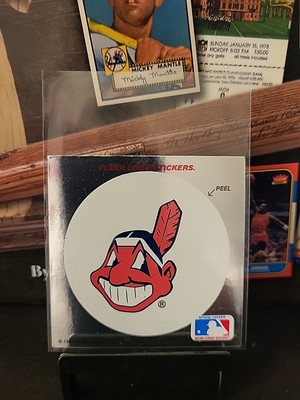 1991 Fleer Ultra Baseball Team Logo Stickers Cleveland Indians Chife Waho  