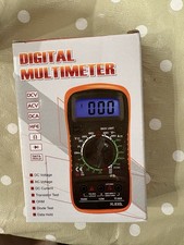 Digital Multimeter LCD Voltmeter Ammeter AC/DC With Leads