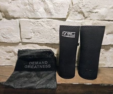 🔥 A7 Hourglass Knee Sleeves Rigor Mortis Size L (7mm) Powerlifting Sleeves!