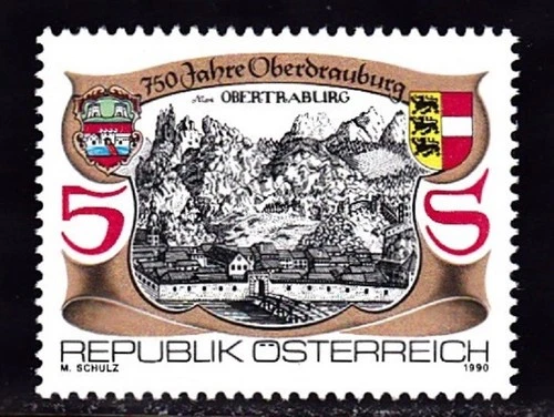 AUSTRIA #1509 MNH 750th ANNIV. OF OBERDRAUBURG