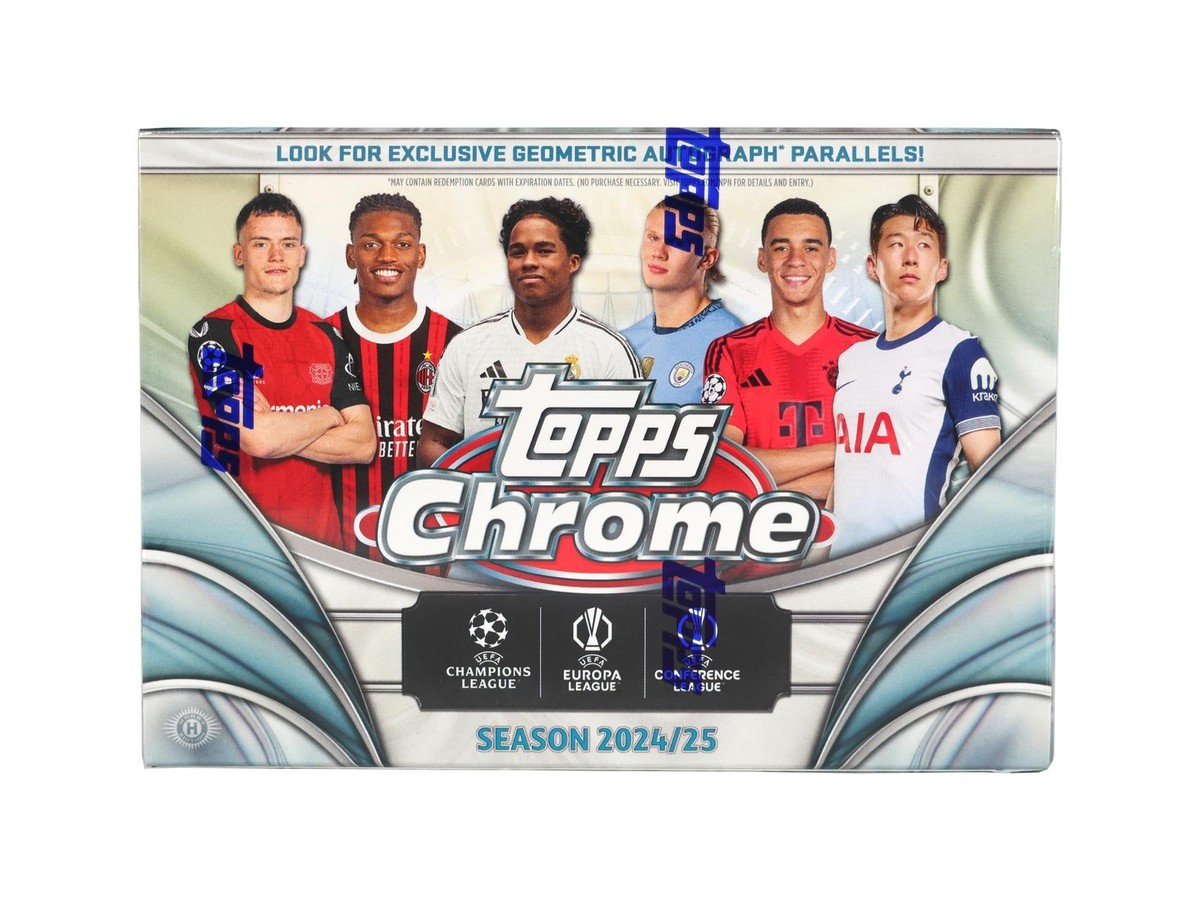 2024/25 TOPPS CHROME UEFA CLUB COMPETITIONS SOCCER BREAKER