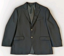 Lauren Ralph Lauren Wool Blazer 42S Navy Mens Sport Coat Made in Canada Classic