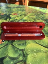  Penna a sfera artigianale Custodia in legno Marina Militare