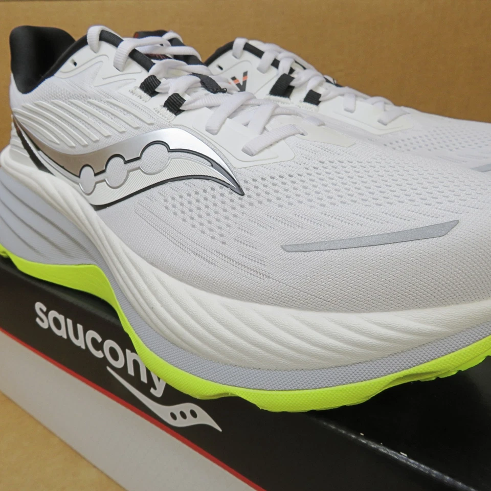 Zapatos para correr Saucony Hurricane 24 (para hombre talla 11 D)... color principalmente blanco Foto 2 de 4