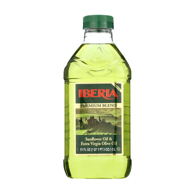 Iberia Premium Blend Sunflower Oil & Extra Virgin Olive Oil 51 fl oz
