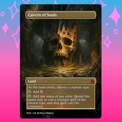 Cavern of Souls PROXY Card with Custom Fantasy Art Design
