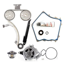 Timing Chain Cover Gasket kit Water Pump + Thermostat For 2006-2007 Saturn Vue