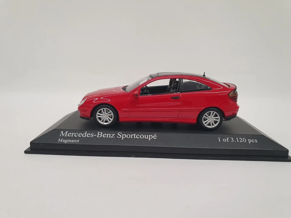1/43 RARE MERCEDES-BENZ C-CLASS SPORT COUPE 2001 MINICHAMPS NO SCHUCO - Image 2 of 4
